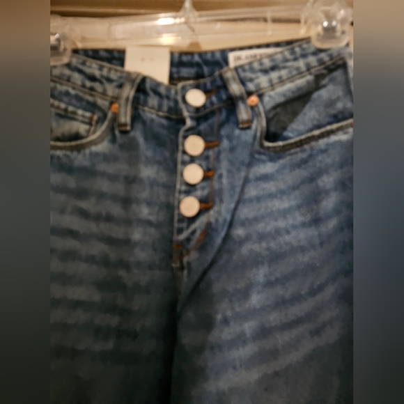 Blank NYC The Baxter Ribcage Straight Leg Jeans in Medium Wash - Picture 10 of 12